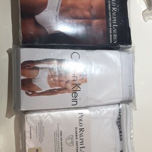 3 packages of unopened men’s underwear size 38.